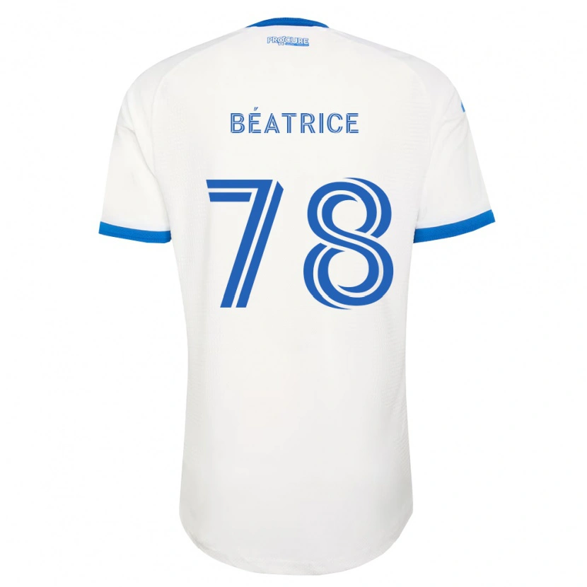 Danxen Bambino Maglia Forcier Béatrice #78 Azzurro Bianco Kit Gara Away 2026/27 Maglietta