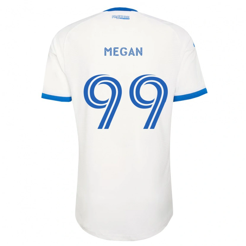 Danxen Bambino Maglia Lemieux Megan #99 Azzurro Bianco Kit Gara Away 2026/27 Maglietta