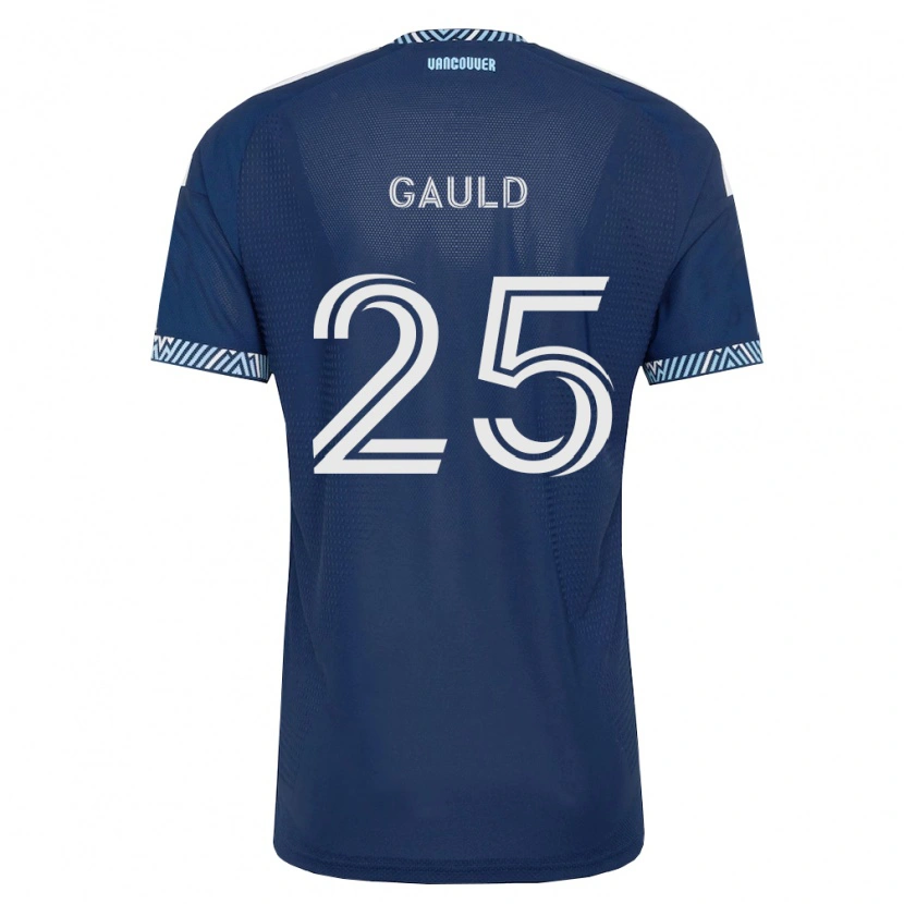 Danxen Bambino Maglia Ryan Gauld #25 Blu Scuro Bianco Kit Gara Away 2026/27 Maglietta