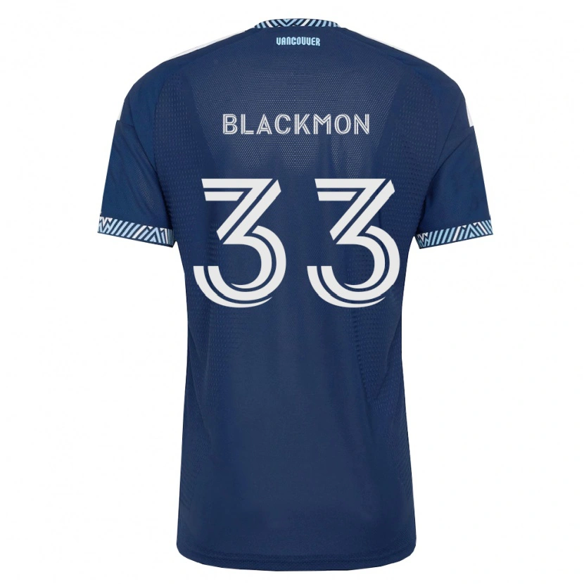 Danxen Bambino Maglia Tristan Blackmon #33 Blu Scuro Bianco Kit Gara Away 2026/27 Maglietta