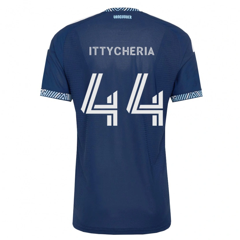 Danxen Bambino Maglia Daniel Ittycheria #44 Blu Scuro Bianco Kit Gara Away 2026/27 Maglietta