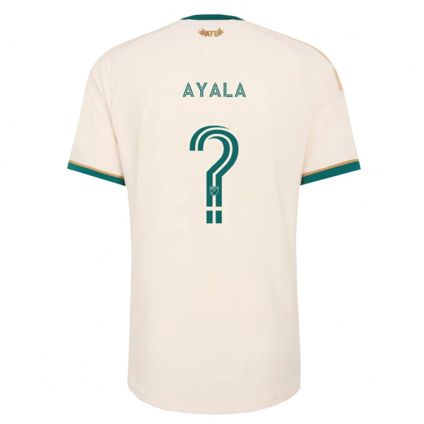 Danxen Bambino Maglia Josué Ayala #0 Verde Champagne Kit Gara Away 2026/27 Maglietta