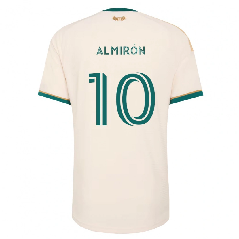 Danxen Bambino Maglia Miguel Almirón #10 Verde Champagne Kit Gara Away 2026/27 Maglietta