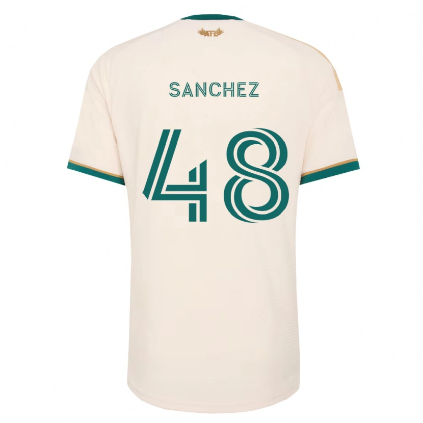 Danxen Bambino Maglia Cooper Sanchez #48 Verde Champagne Kit Gara Away 2026/27 Maglietta
