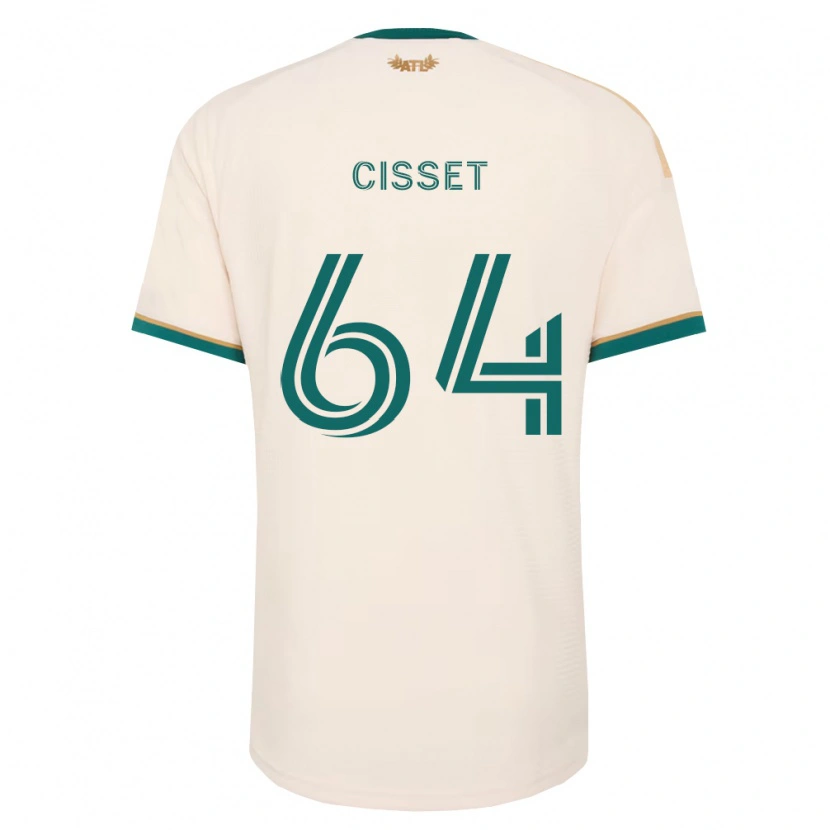 Danxen Bambino Maglia Mohamed Cisset #64 Verde Champagne Kit Gara Away 2026/27 Maglietta