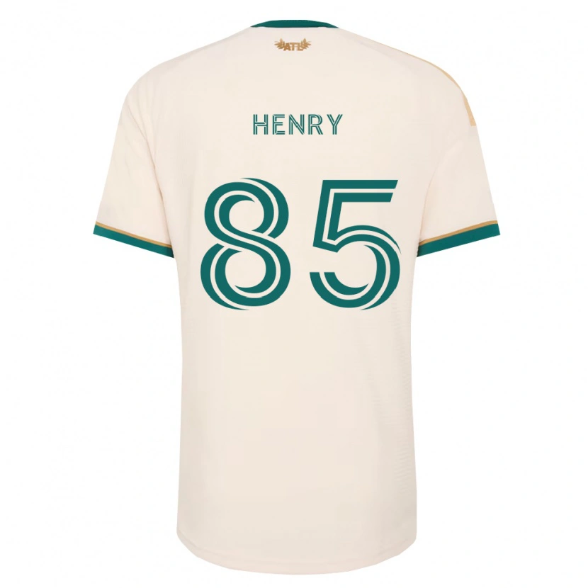 Danxen Bambino Maglia Amir Henry #85 Verde Champagne Kit Gara Away 2026/27 Maglietta