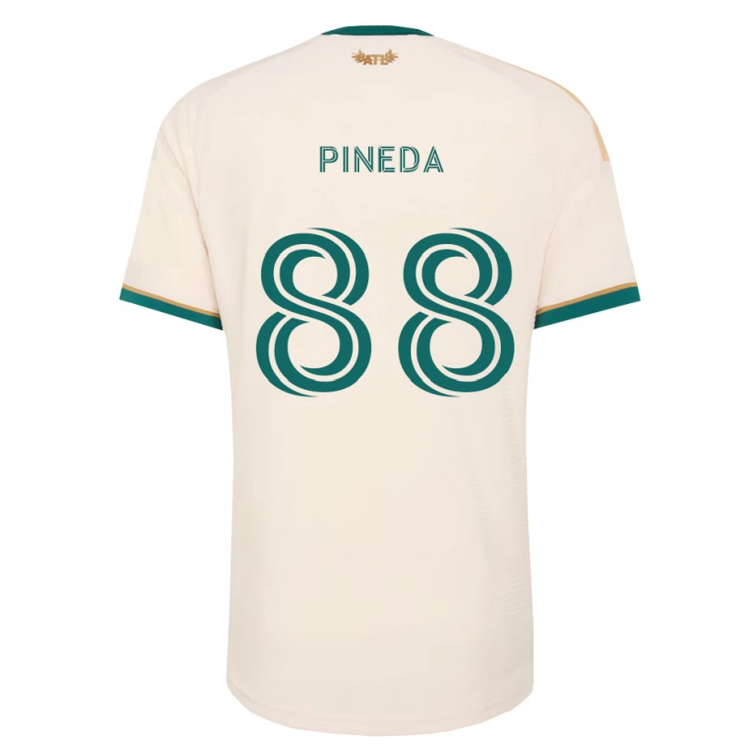 Danxen Bambino Maglia Miguel Pineda #88 Verde Champagne Kit Gara Away 2026/27 Maglietta
