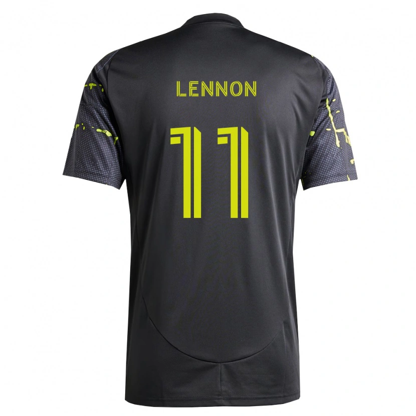 Danxen Bambino Maglia Brooks Lennon #11 Giallo Fluorescente Nero Kit Gara Away 2026/27 Maglietta
