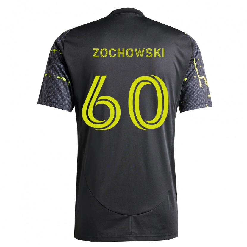 Danxen Bambino Maglia Alex Zochowski #60 Giallo Fluorescente Nero Kit Gara Away 2026/27 Maglietta