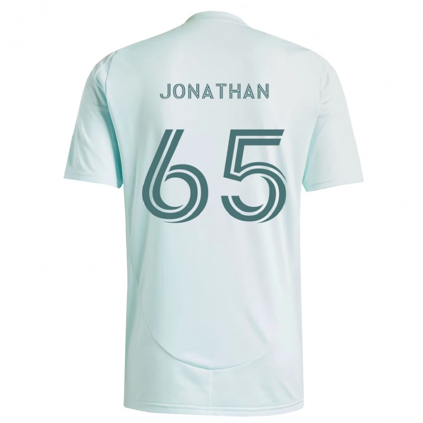 Danxen Bambino Maglia Jonathan De La Fuente #65 Bianco Verde Chiaro Kit Gara Away 2026/27 Maglietta