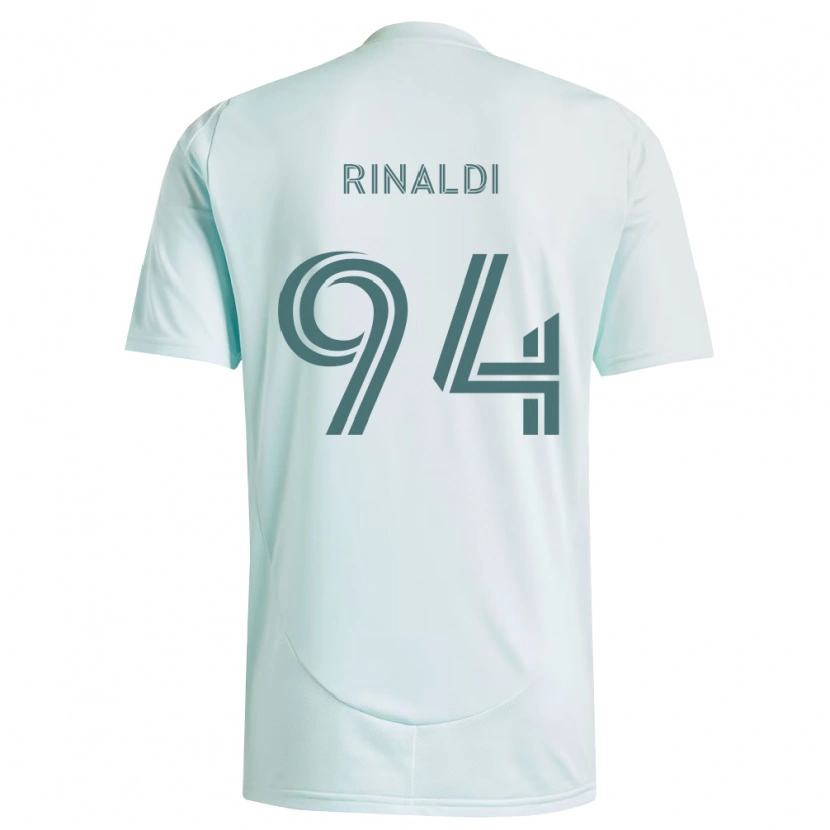 Danxen Bambino Maglia Vincent Rinaldi #94 Bianco Verde Chiaro Kit Gara Away 2026/27 Maglietta