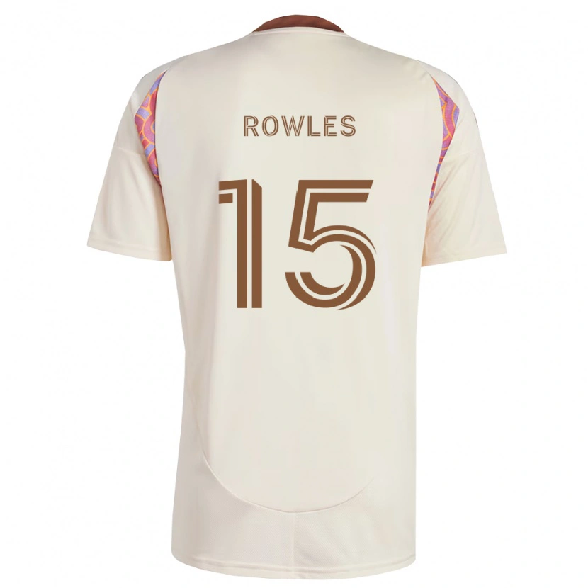 Danxen Bambino Maglia Kye Rowles #15 Rosa Bianco Sporco Kit Gara Away 2026/27 Maglietta