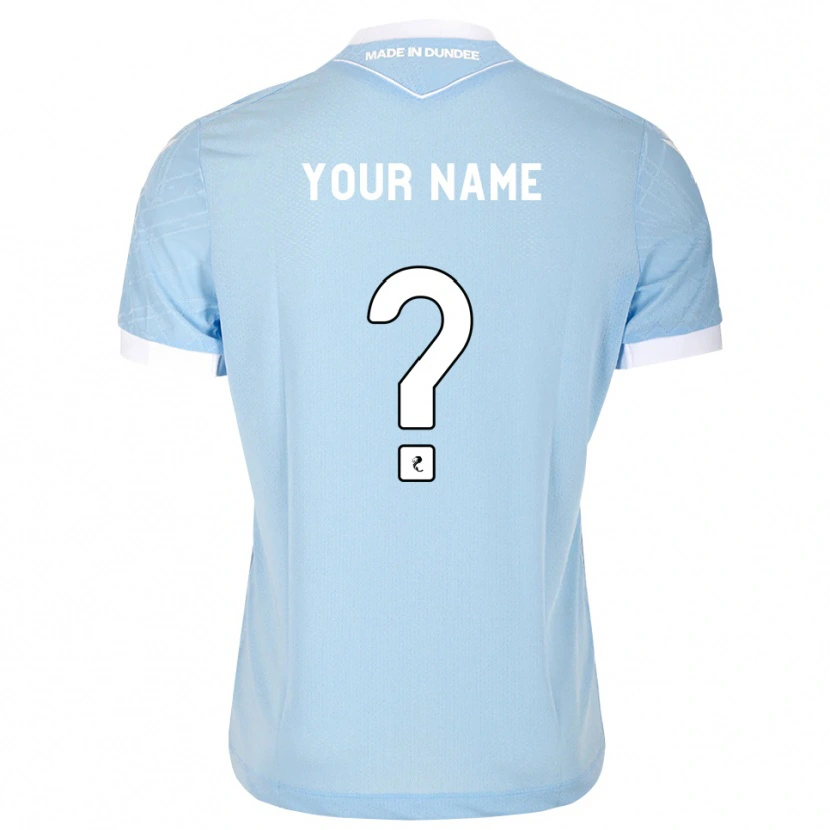 Danxen Bambino Maglia Il Tuo Nome #0 Bianco Cielo Chiaro Kit Gara Away 2026/27 Maglietta