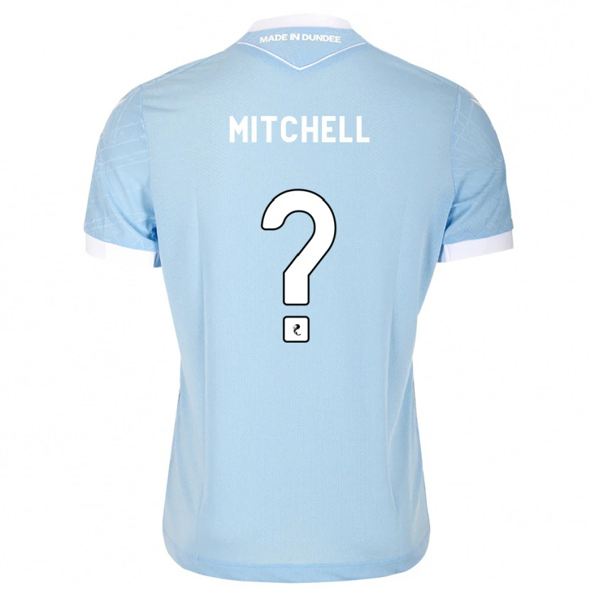 Danxen Bambino Maglia Josh Mitchell #0 Bianco Cielo Chiaro Kit Gara Away 2026/27 Maglietta