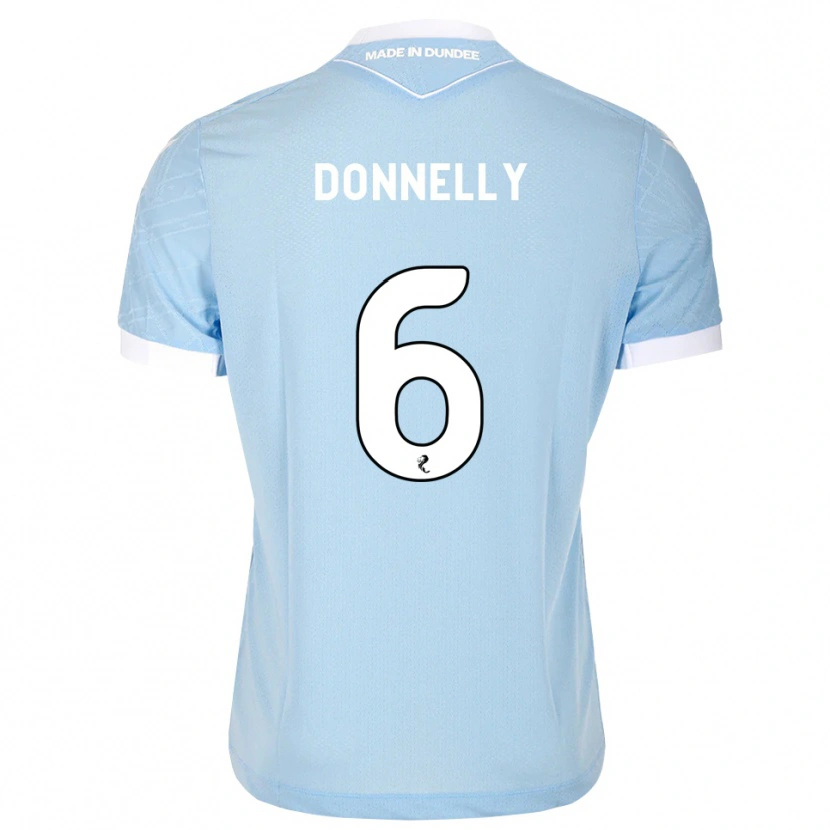 Danxen Bambino Maglia Aaron Donnelly #6 Bianco Cielo Chiaro Kit Gara Away 2026/27 Maglietta