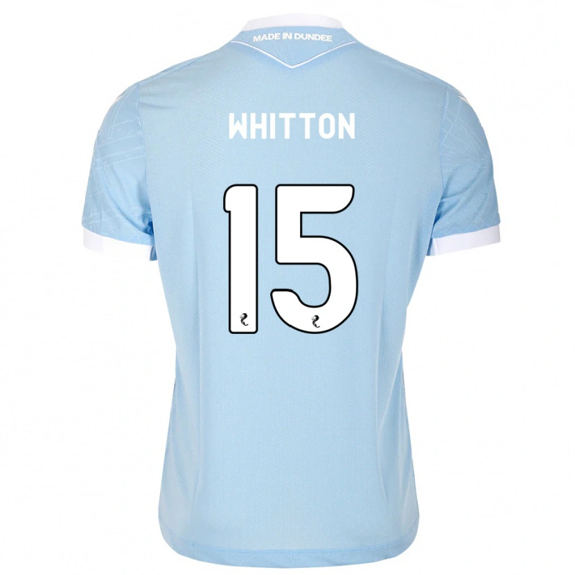 Danxen Bambino Maglia Jamie Whitton #15 Bianco Cielo Chiaro Kit Gara Away 2026/27 Maglietta