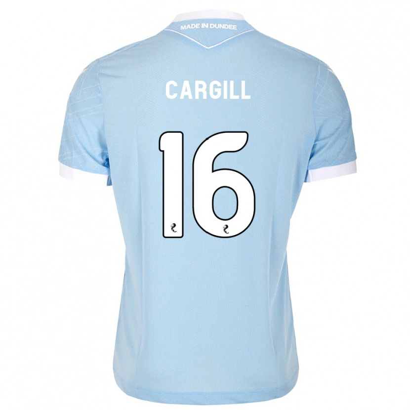 Danxen Bambino Maglia Rory Cargill #16 Bianco Cielo Chiaro Kit Gara Away 2026/27 Maglietta