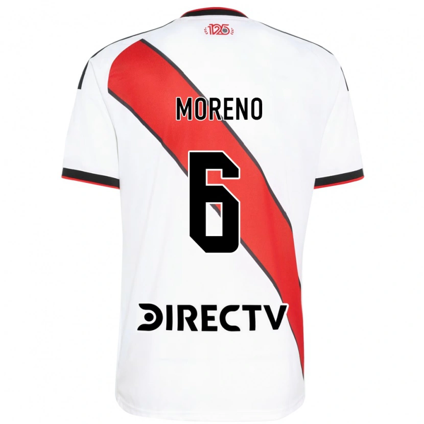 Danxen Uomo Maglia Aníbal Moreno #6 Rosso Bianco Nero Kit Gara Home 2026/27 Maglietta