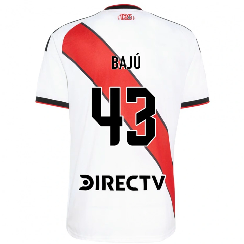 Danxen Uomo Maglia Lisandro Bajú #43 Rosso Bianco Nero Kit Gara Home 2026/27 Maglietta