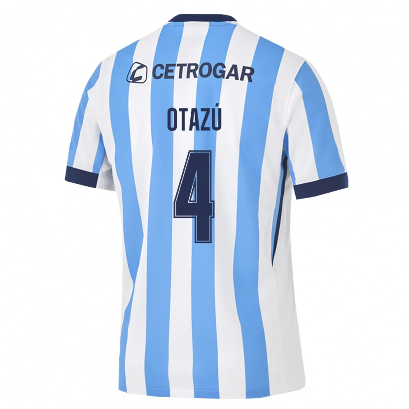 Danxen Uomo Maglia Milagros Otazú #4 Azzurro Bianco Nero Kit Gara Home 2026/27 Maglietta