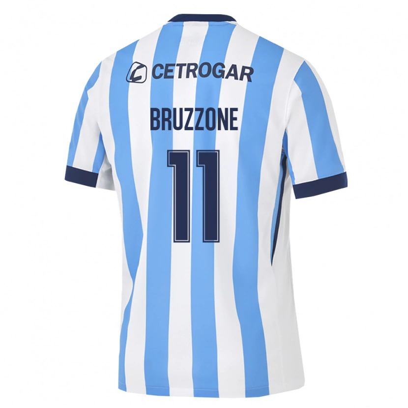 Danxen Uomo Maglia Vanina Bruzzone #11 Azzurro Bianco Nero Kit Gara Home 2026/27 Maglietta