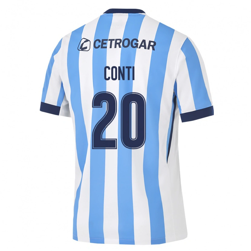 Danxen Uomo Maglia Germán Conti #20 Azzurro Bianco Nero Kit Gara Home 2026/27 Maglietta