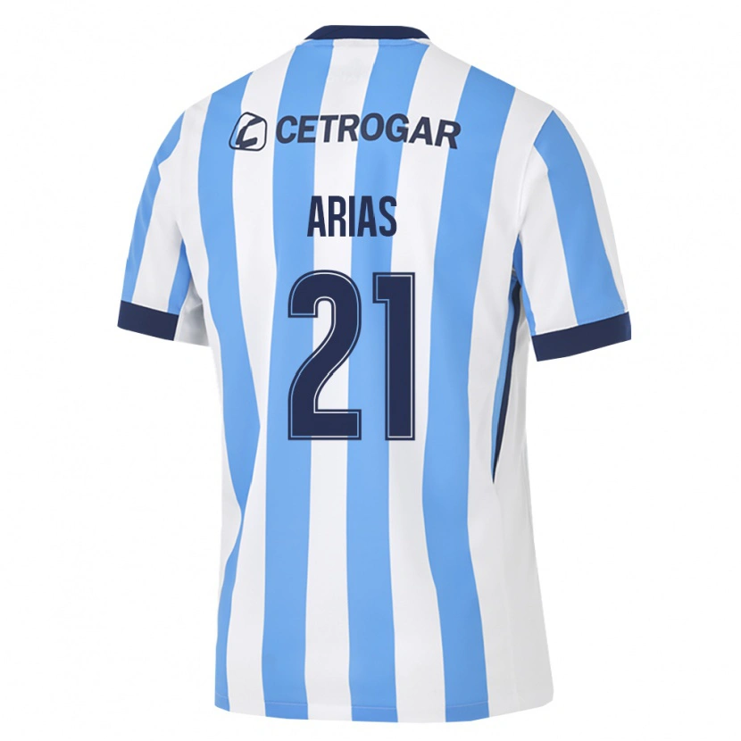 Danxen Uomo Maglia Gabriel Arias #21 Azzurro Bianco Nero Kit Gara Home 2026/27 Maglietta