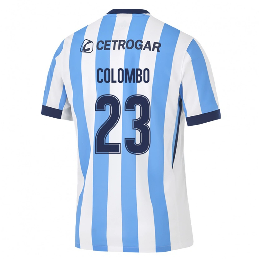 Danxen Uomo Maglia Nazareno Colombo #23 Azzurro Bianco Nero Kit Gara Home 2026/27 Maglietta