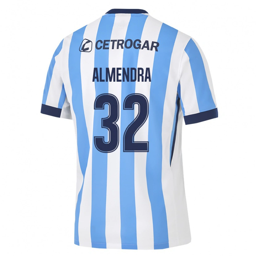 Danxen Uomo Maglia Agustin Almendra #32 Azzurro Bianco Nero Kit Gara Home 2026/27 Maglietta