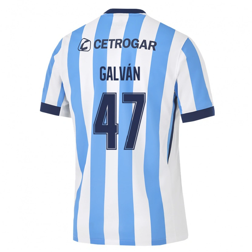 Danxen Uomo Maglia Ignacio Galvan #47 Azzurro Bianco Nero Kit Gara Home 2026/27 Maglietta