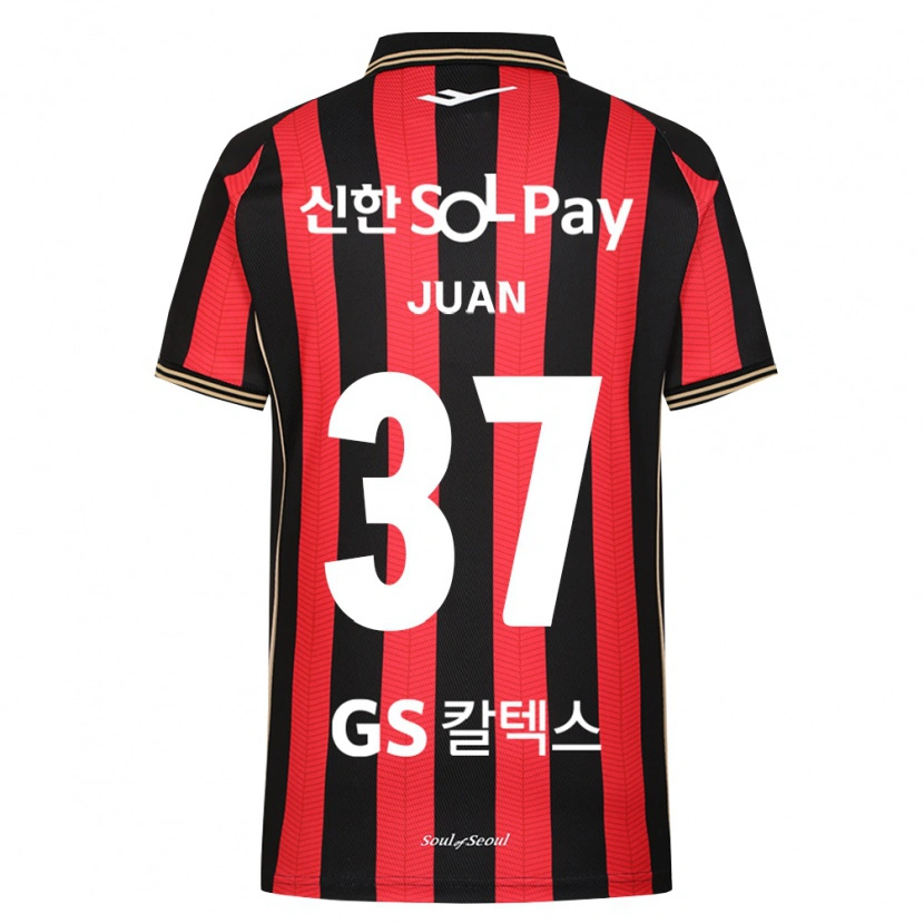 Danxen Uomo Maglia Juan Antonio Ros #37 Rosso Bianco Nero Kit Gara Home 2026/27 Maglietta
