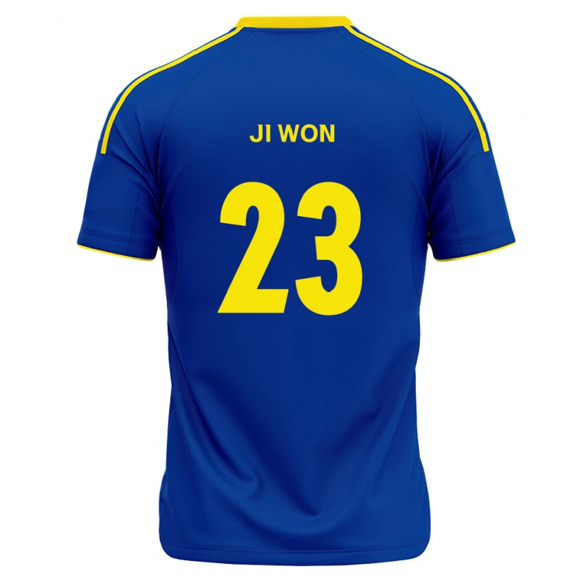 Danxen Uomo Maglia Ji-Won Moon #23 Blu Reale Giallo Kit Gara Home 2026/27 Maglietta