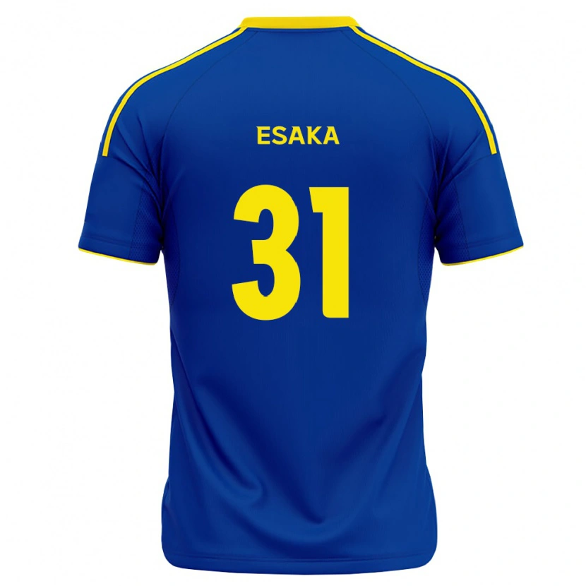 Danxen Uomo Maglia Ataru Esaka #31 Blu Reale Giallo Kit Gara Home 2026/27 Maglietta