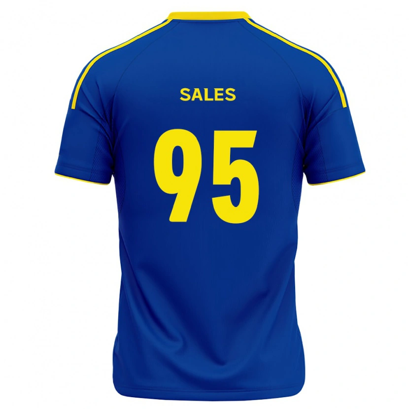 Danxen Uomo Maglia Matheus Sales #95 Blu Reale Giallo Kit Gara Home 2026/27 Maglietta