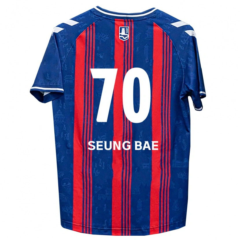 Danxen Uomo Maglia Seung-Bae Jung #70 Blu Rosso Bianco Kit Gara Home 2026/27 Maglietta