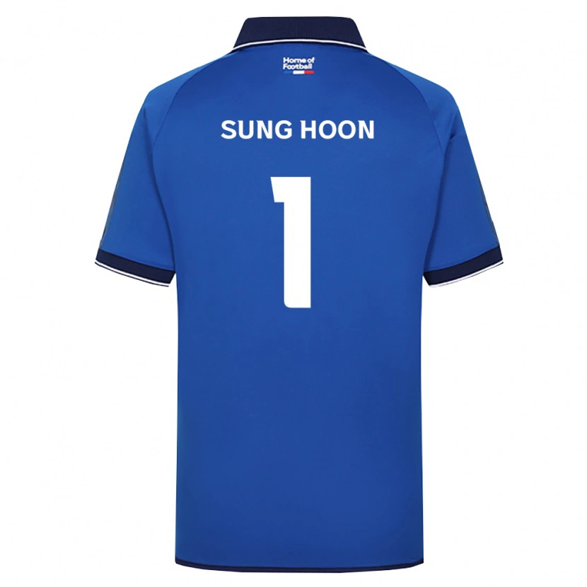 Danxen Uomo Maglia Sung-Hoon Cho #1 Blu Reale Bianco Rosso Kit Gara Home 2026/27 Maglietta