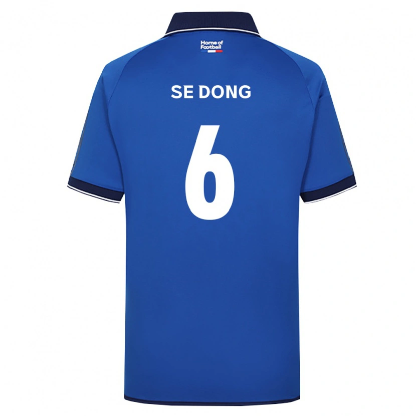 Danxen Uomo Maglia Se-Dong Chang #6 Blu Reale Bianco Rosso Kit Gara Home 2026/27 Maglietta