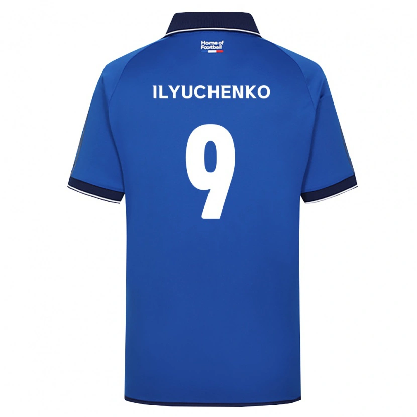 Danxen Uomo Maglia Stanislav Ilyuchenko #9 Blu Reale Bianco Rosso Kit Gara Home 2026/27 Maglietta