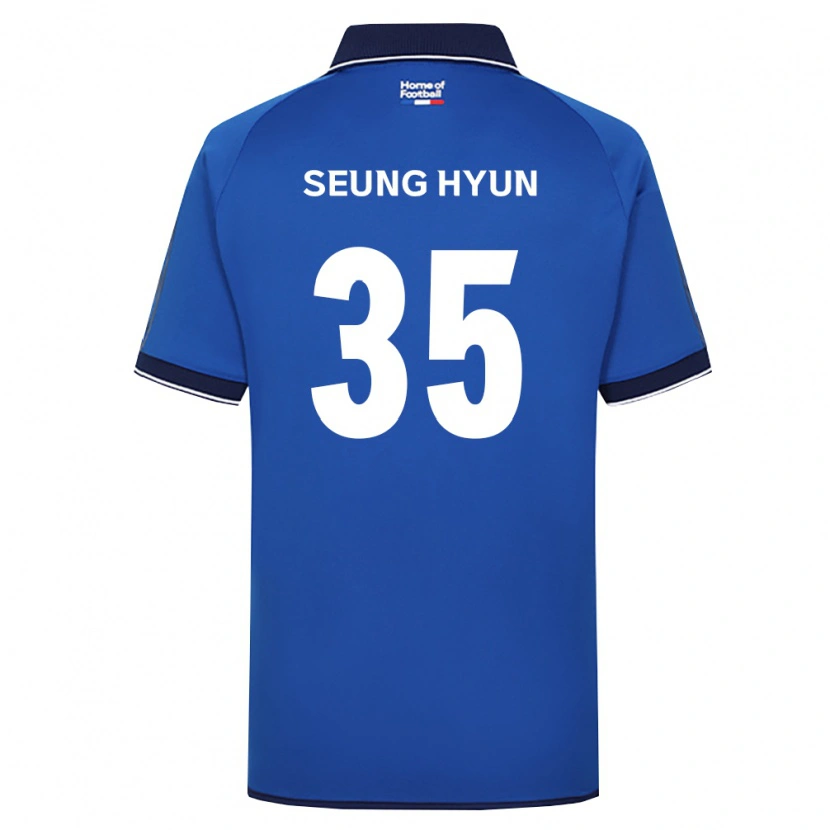 Danxen Uomo Maglia Seung-Hyun Kim #35 Blu Reale Bianco Rosso Kit Gara Home 2026/27 Maglietta