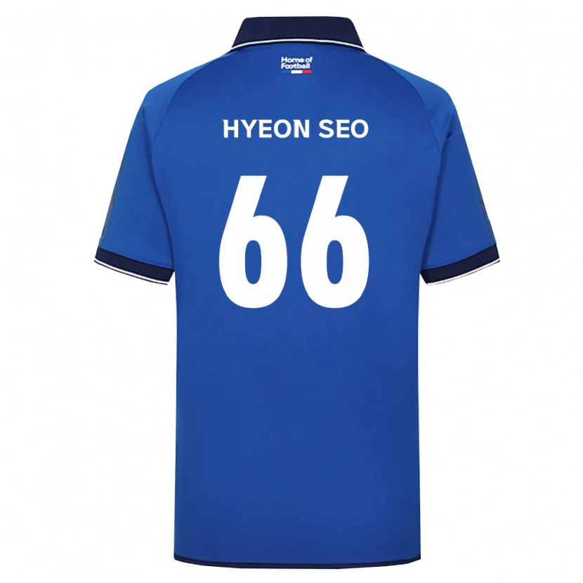 Danxen Uomo Maglia Hyeon-Seo Han #66 Blu Reale Bianco Rosso Kit Gara Home 2026/27 Maglietta