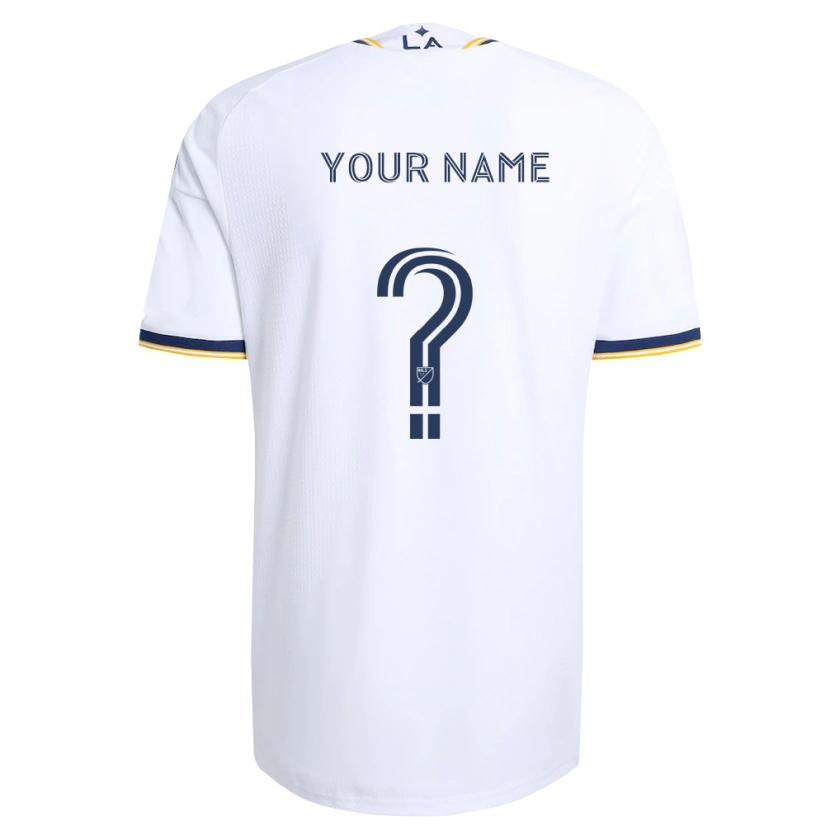 Danxen Uomo Maglia Il Tuo Nome #0 Blu Giallo E Bianco Kit Gara Home 2026/27 Maglietta