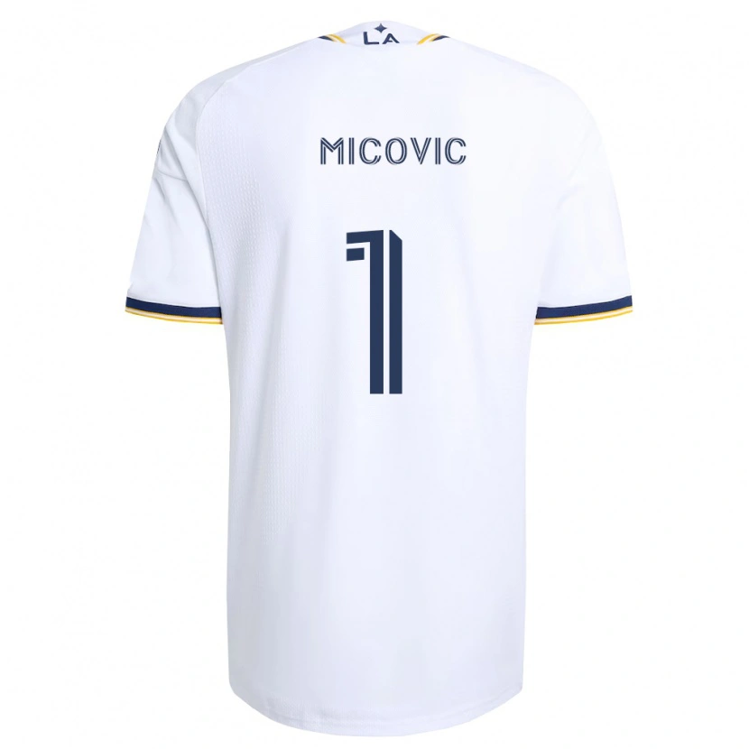 Danxen Uomo Maglia Novak Mićović #1 Blu Giallo E Bianco Kit Gara Home 2026/27 Maglietta