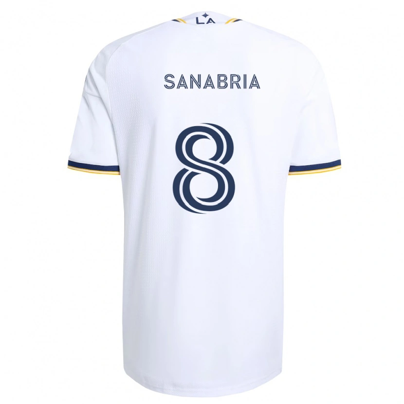 Danxen Uomo Maglia Lucas Sanabria #8 Blu Giallo E Bianco Kit Gara Home 2026/27 Maglietta