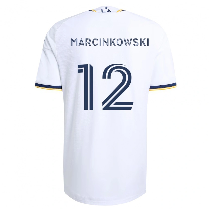 Danxen Uomo Maglia Jt Marcinkowski #12 Blu Giallo E Bianco Kit Gara Home 2026/27 Maglietta