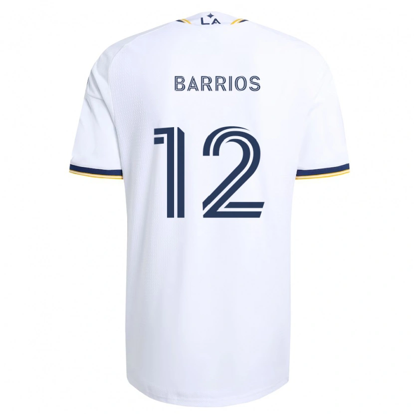Danxen Uomo Maglia Michael Barrios #12 Blu Giallo E Bianco Kit Gara Home 2026/27 Maglietta