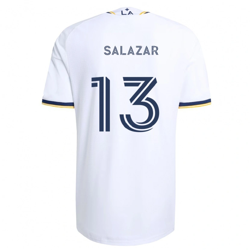 Danxen Uomo Maglia Giovanni Salazar #13 Blu Giallo E Bianco Kit Gara Home 2026/27 Maglietta