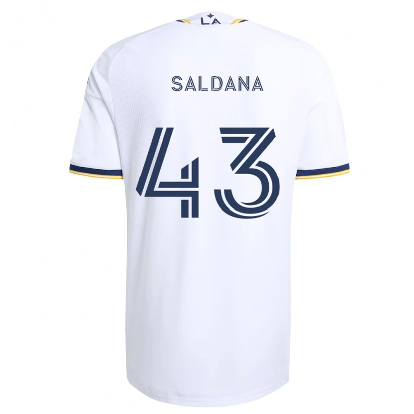 Danxen Uomo Maglia Adam Saldaña #43 Blu Giallo E Bianco Kit Gara Home 2026/27 Maglietta