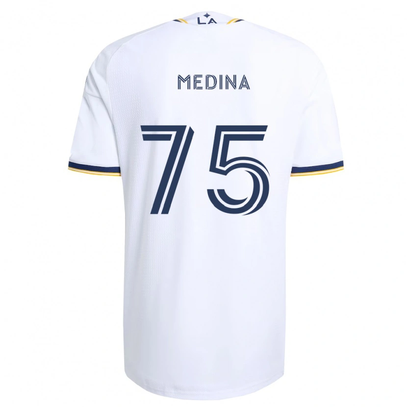 Danxen Uomo Maglia Aaron Medina #75 Blu Giallo E Bianco Kit Gara Home 2026/27 Maglietta