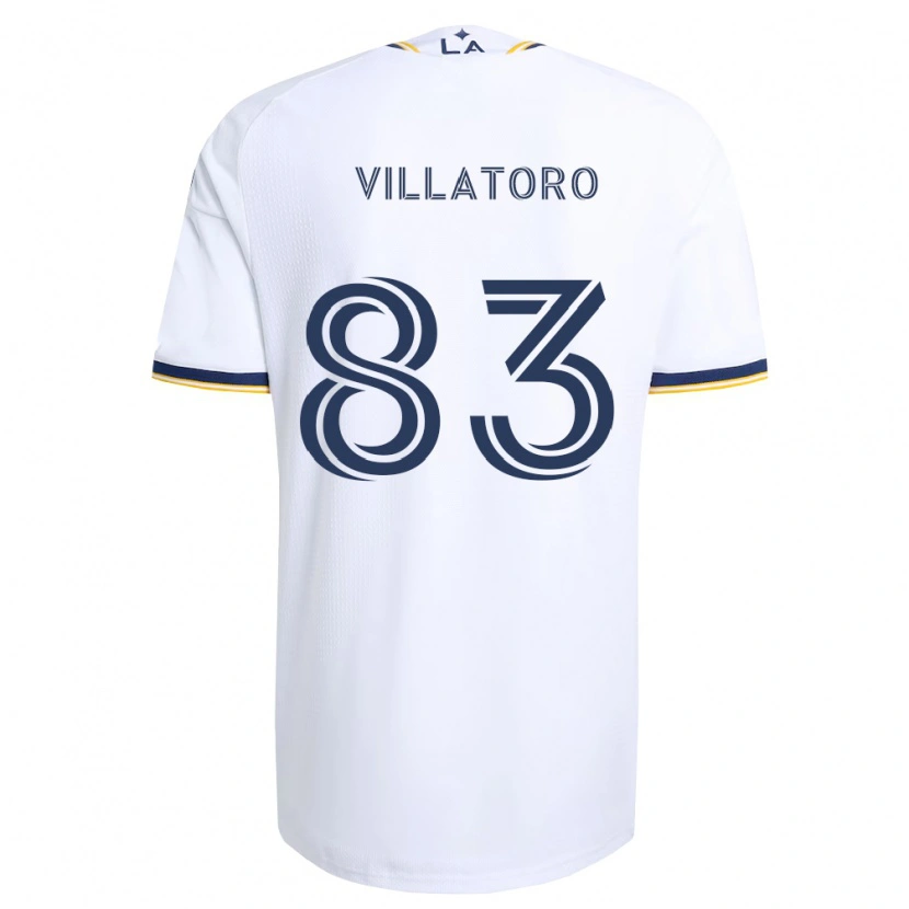 Danxen Uomo Maglia Angel Villatoro #83 Blu Giallo E Bianco Kit Gara Home 2026/27 Maglietta