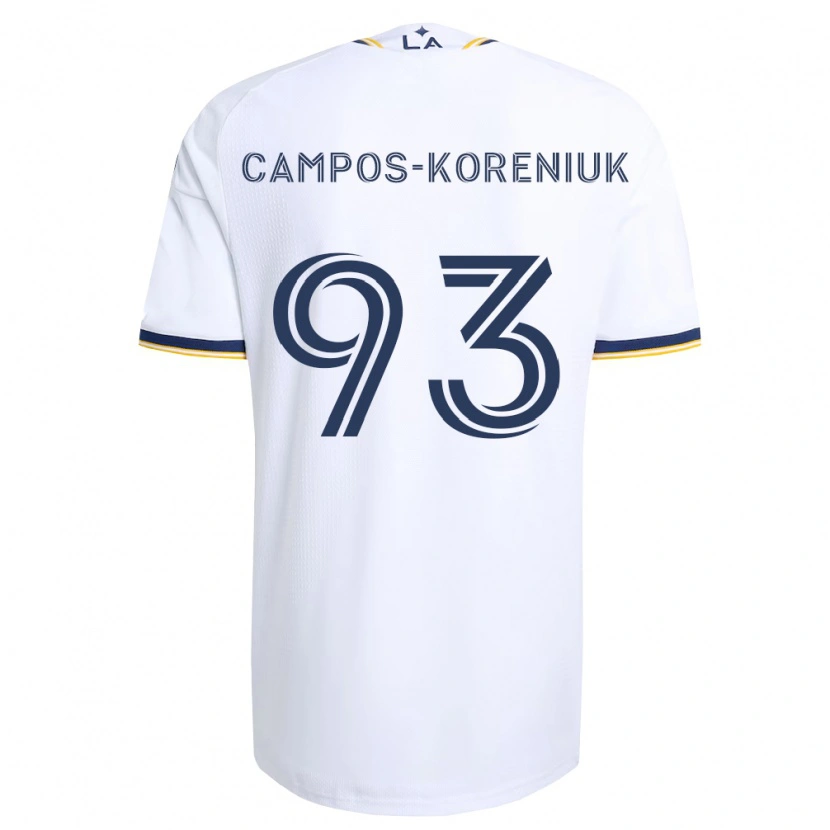 Danxen Uomo Maglia K Campos-Koreniuk #93 Blu Giallo E Bianco Kit Gara Home 2026/27 Maglietta